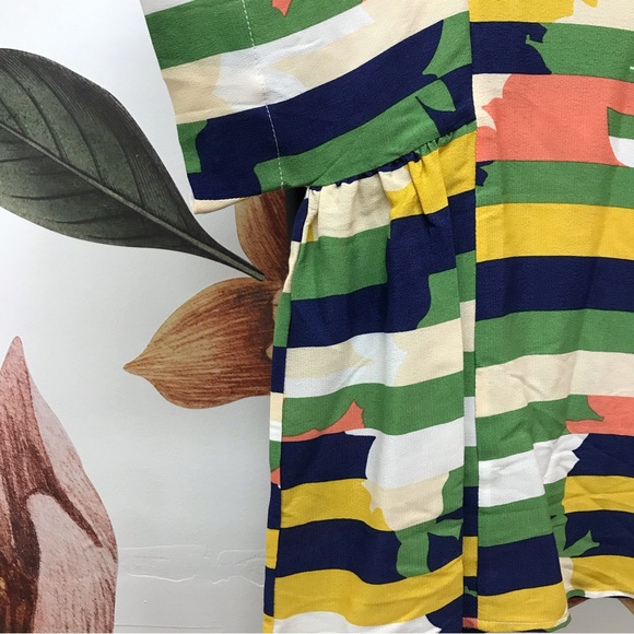 MAEVE 🧡 anthropology abstract over sized blouse - Picture 9 of 14